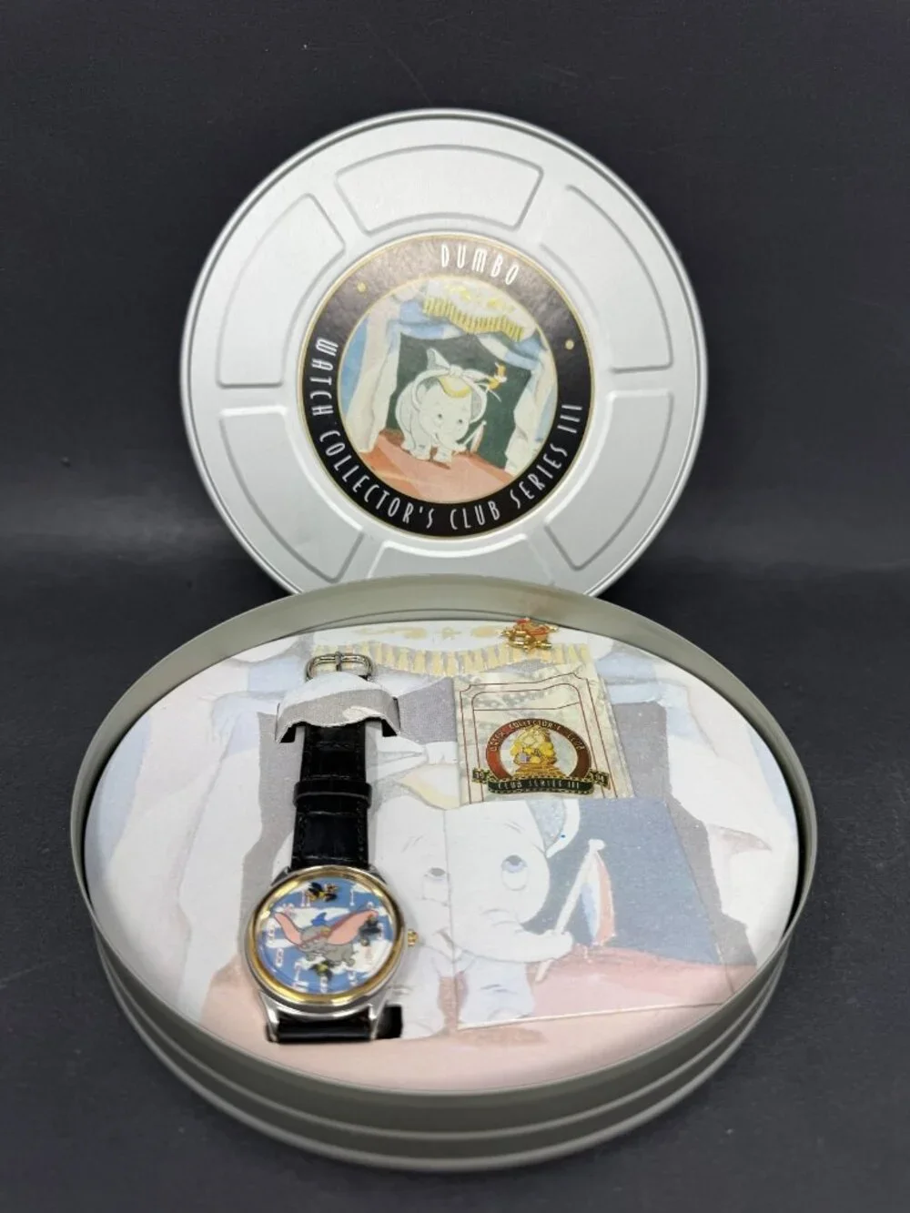 Disney Dumbo Watch Collector’s Club Series III Limited Edition Watch w/ Tin Pin